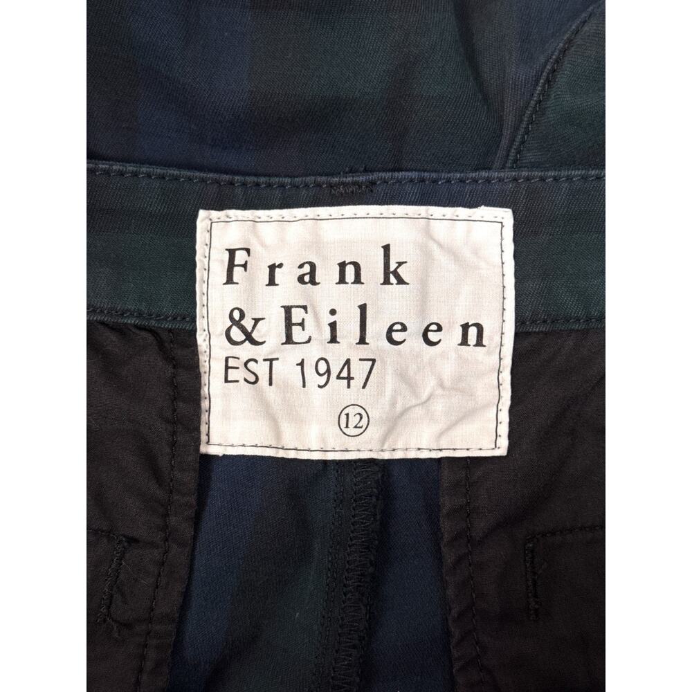Frank & Eileen Wicklow Italian Chino Pants 12 Womens Tartan Plaid - Picture 6 of 7
